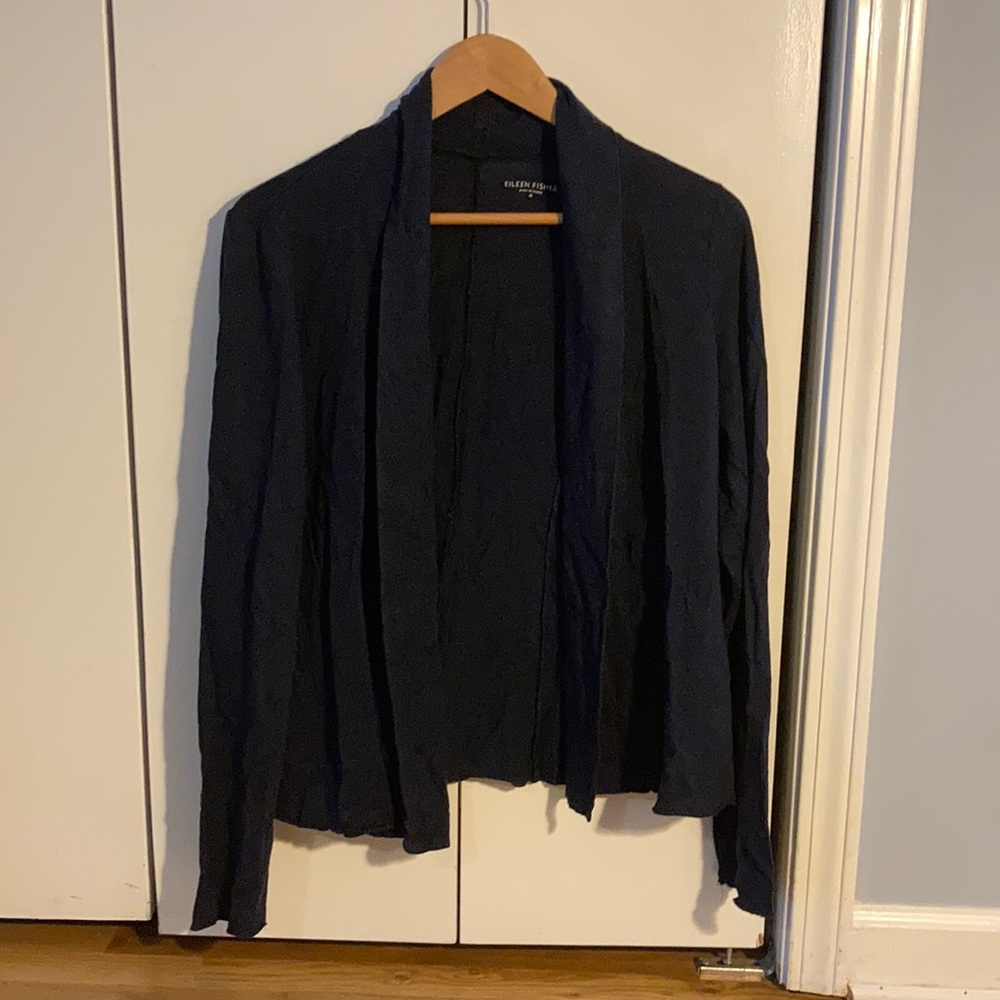 Eileen Fisher Navy Blue Cardigan